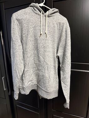 Old Navy Heather Gray Hooded Pullover Sweatshirt